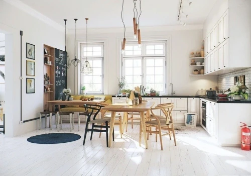 3 mẫu thiết kế nội thất căn hộ 50m2 2 phòng ngủ với chất liệu gỗ