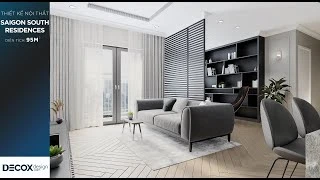 Mẫu thiết kế nội thất phong cách Hiện đại tại Saigon South…